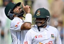 പാകിസ്താനില് ടെസ്റ്റ് ജയിച്ച് ബംഗ്ലാദേശ്; ജയം 10 വിക്കറ്റിന്